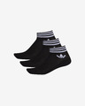 adidas Originals Trefoil Ankle Set de 3 perechi de șosete